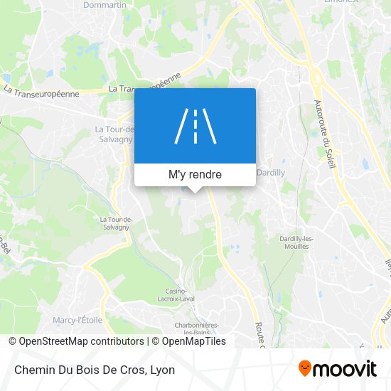 Chemin Du Bois De Cros plan