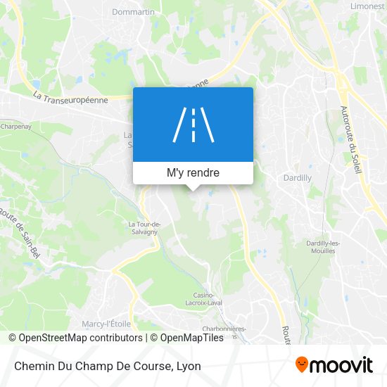 Chemin Du Champ De Course plan