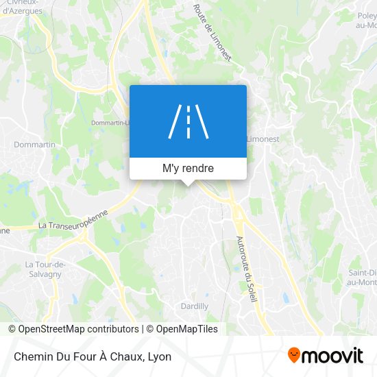 Chemin Du Four À Chaux plan
