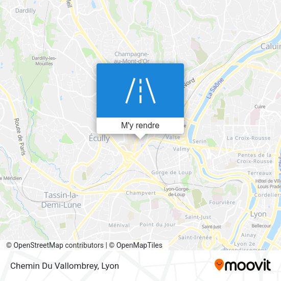 Chemin Du Vallombrey plan
