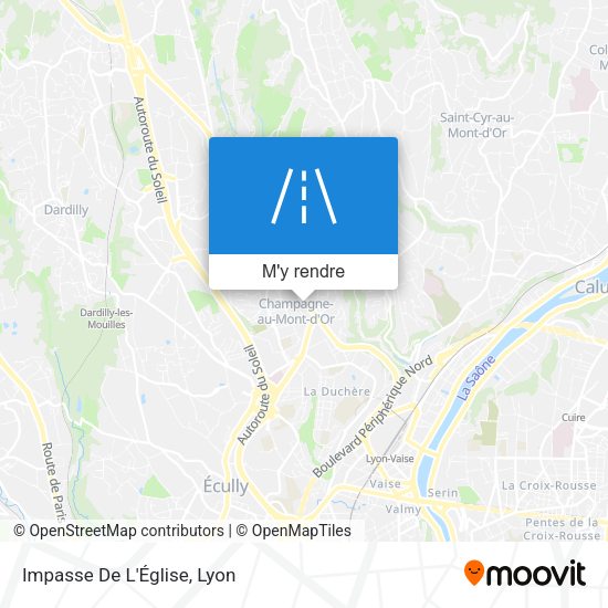 Impasse De L'Église plan