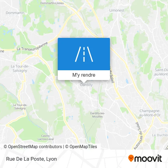 Rue De La Poste plan