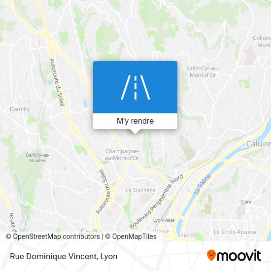 Rue Dominique Vincent plan