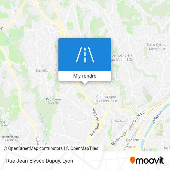 Rue Jean-Elysée Dupuy plan
