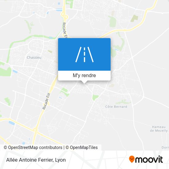 Allée Antoine Ferrier plan