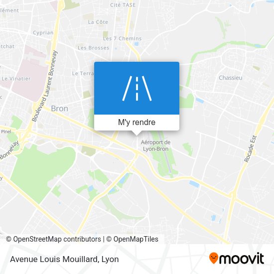 Avenue Louis Mouillard plan