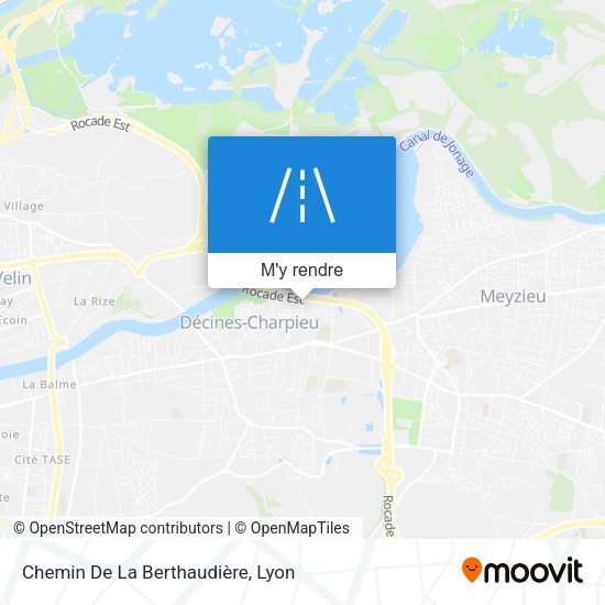 Chemin De La Berthaudière plan