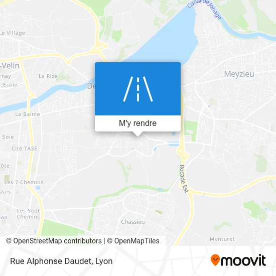 Rue Alphonse Daudet plan