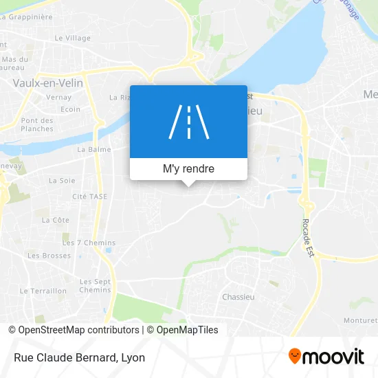 Rue Claude Bernard plan