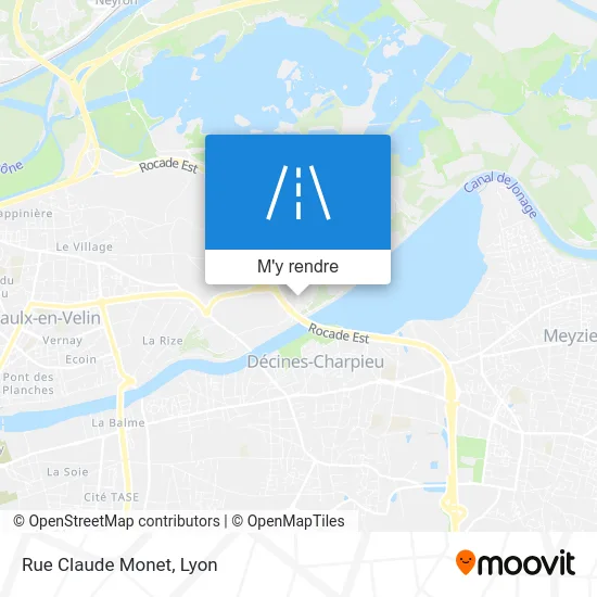 Rue Claude Monet plan