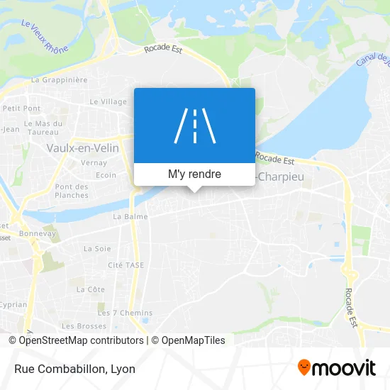 Rue Combabillon plan