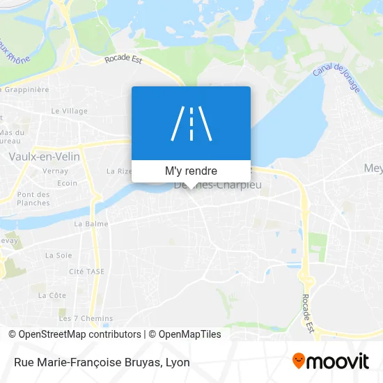 Rue Marie-Françoise Bruyas plan