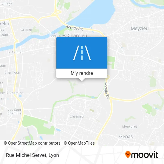 Rue Michel Servet plan