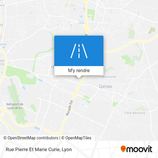 Rue Pierre Et Marie Curie plan