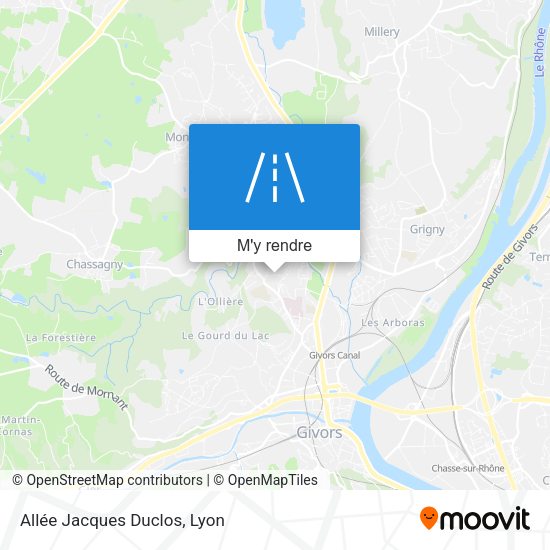 Allée Jacques Duclos plan