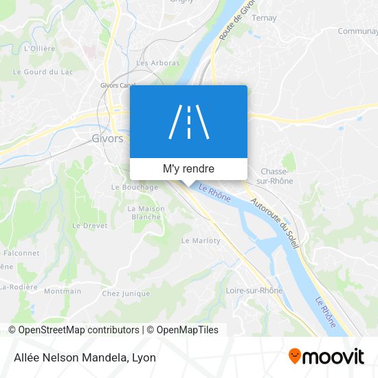 Allée Nelson Mandela plan