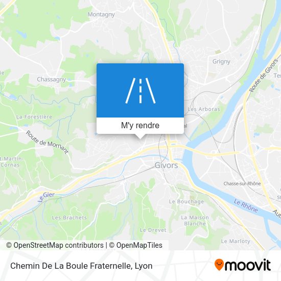 Chemin De La Boule Fraternelle plan