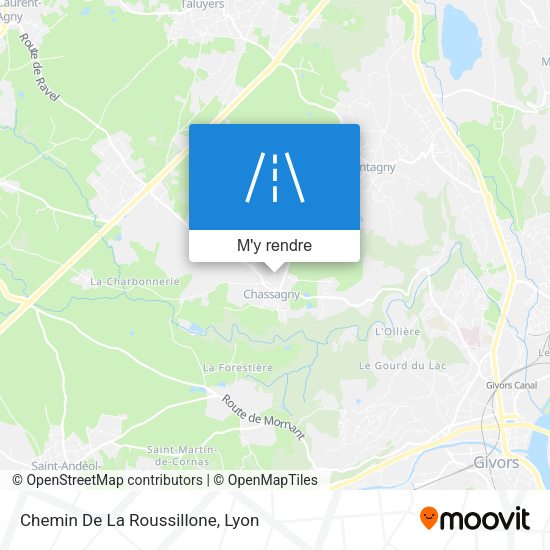 Chemin De La Roussillone plan