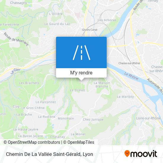 Chemin De La Vallée Saint-Gérald plan