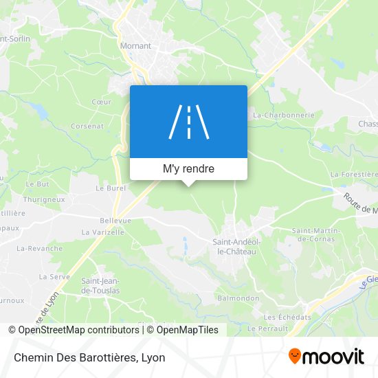 Chemin Des Barottières plan