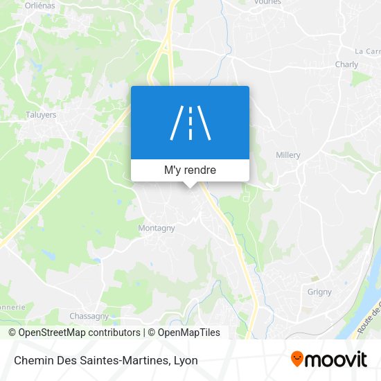 Chemin Des Saintes-Martines plan
