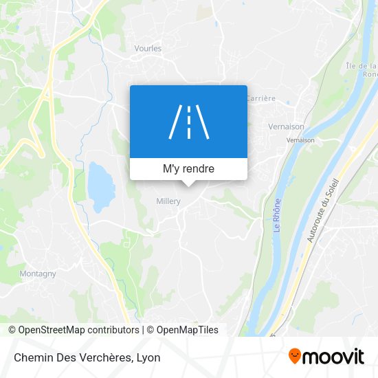 Chemin Des Verchères plan