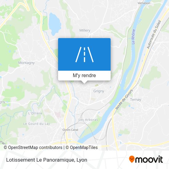 Lotissement Le Panoramique plan