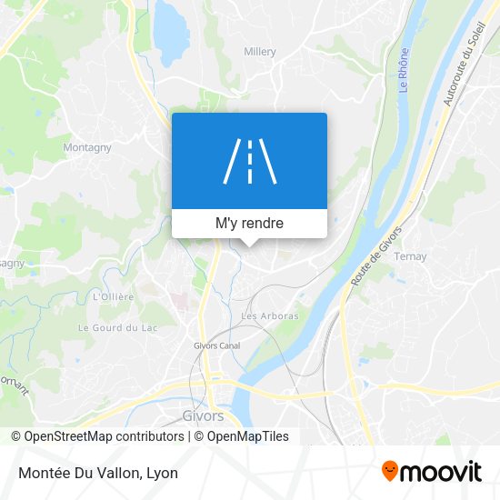 Montée Du Vallon plan