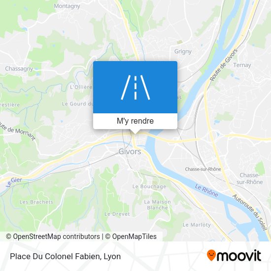 Place Du Colonel Fabien plan