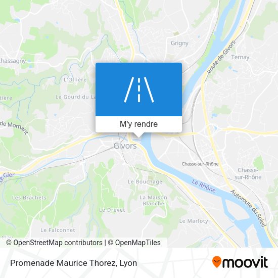 Promenade Maurice Thorez plan