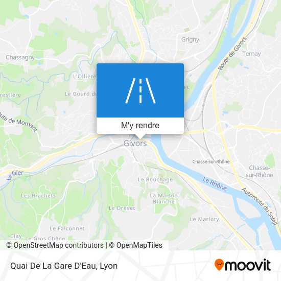 Quai De La Gare D'Eau plan