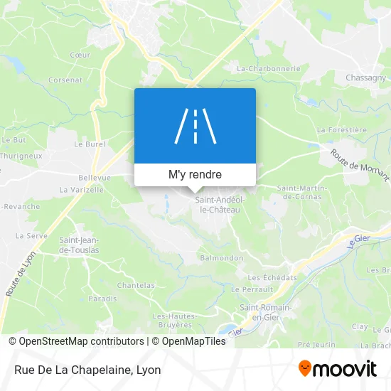 Rue De La Chapelaine plan