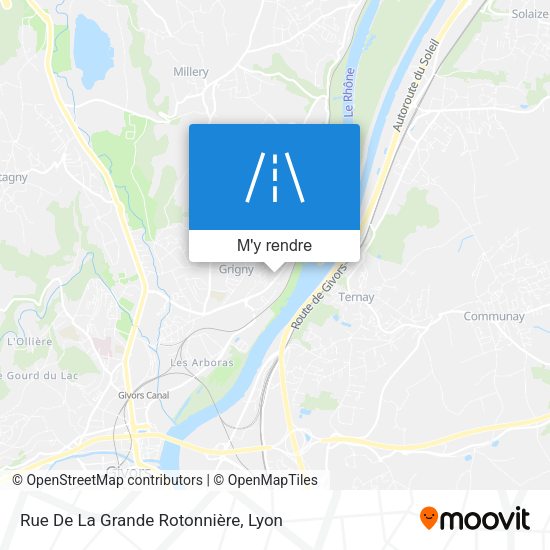 Rue De La Grande Rotonnière plan