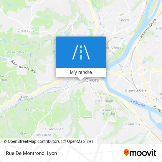 Rue De Montrond plan