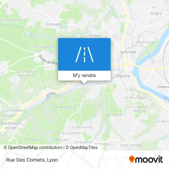 Rue Des Cornets plan