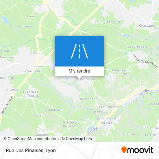 Rue Des Pinaises plan