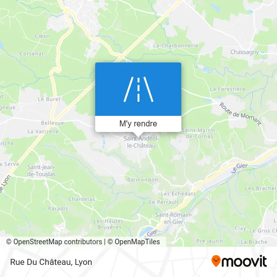 Rue Du Château plan