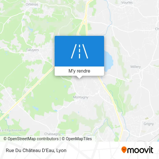 Rue Du Château D'Eau plan