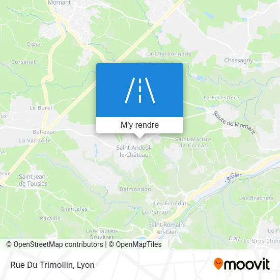 Rue Du Trimollin plan