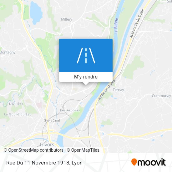 Rue Du 11 Novembre 1918 plan