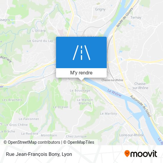 Rue Jean-François Bony plan