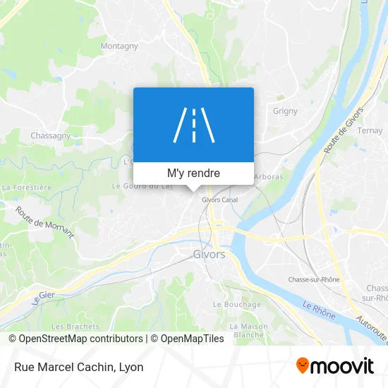 Rue Marcel Cachin plan