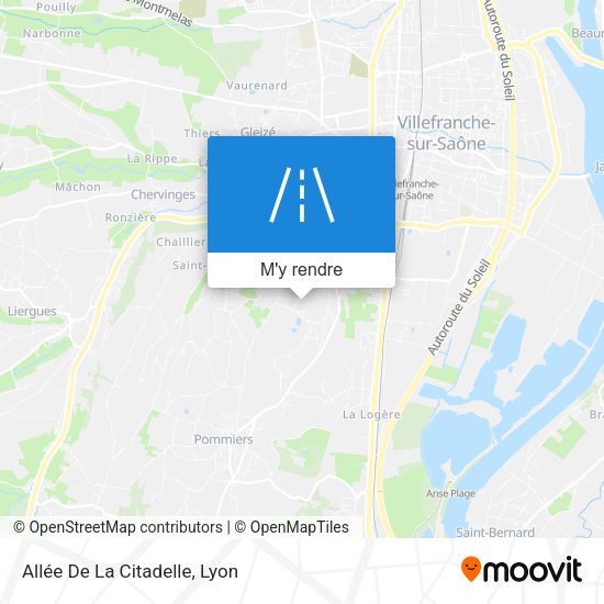 Allée De La Citadelle plan