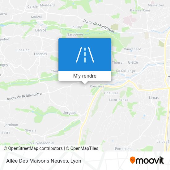 Allée Des Maisons Neuves plan