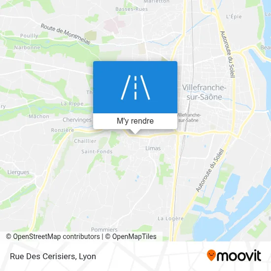 Rue Des Cerisiers plan