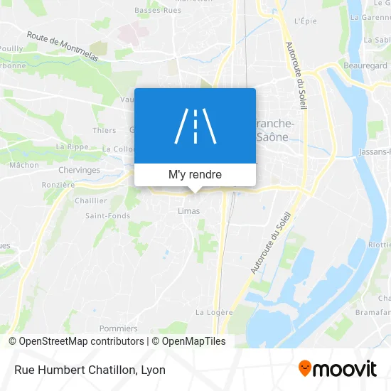 Rue Humbert Chatillon plan