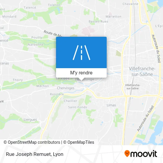 Rue Joseph Remuet plan