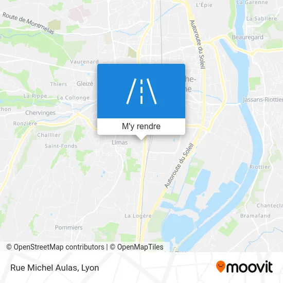 Rue Michel Aulas plan