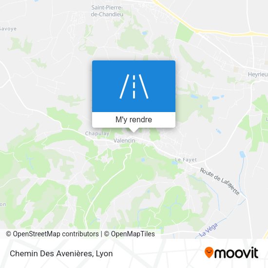 Chemin Des Avenières plan