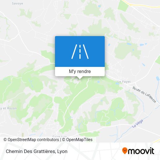 Chemin Des Grattières plan